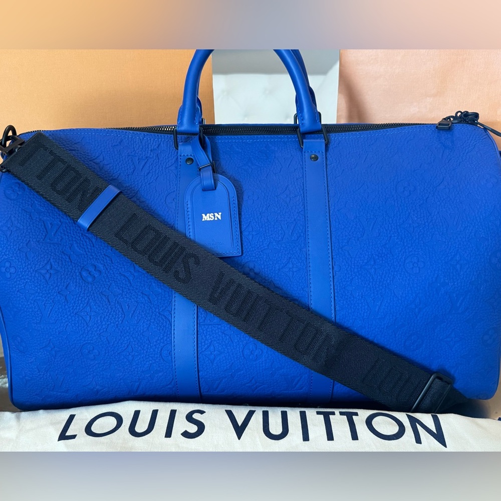 Louis Vuitton Keepall Bandoulière 5-blew